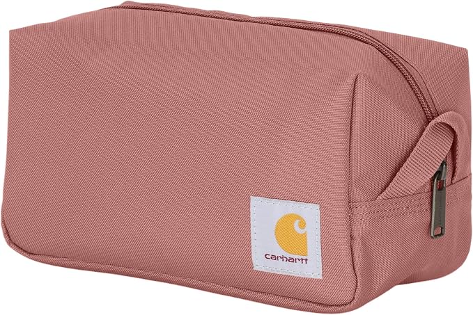 Carhartt Durable Travel Kit, Organize Essentials W/the Water Resistance Toiletry Bag, Rose Tint by Carhartt