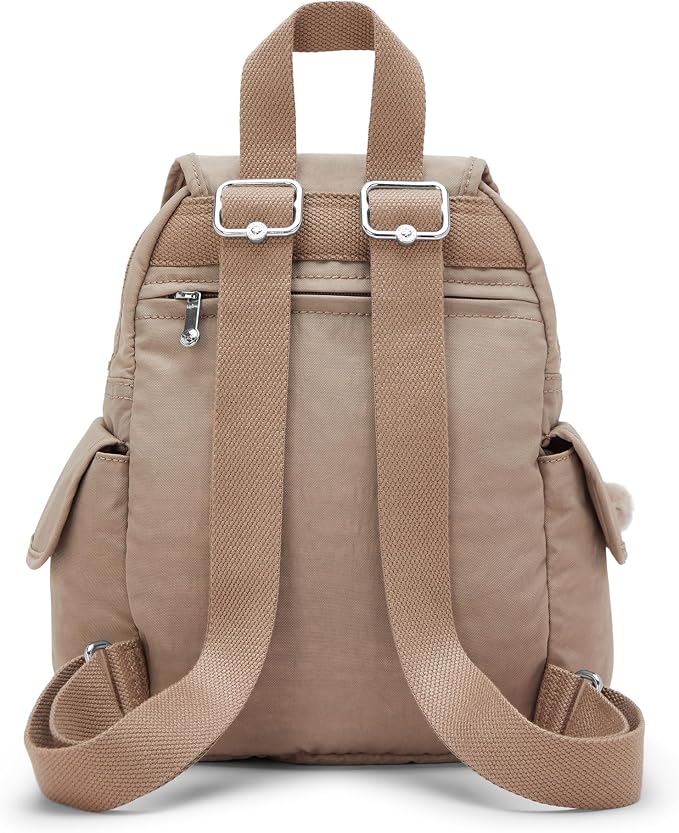 Kipling City Pack Mini Backpack, Lightweight Compact Daypack with Multiple Pockets, Adjustable Straps & Everyday Travel Backpack - Tan Beige - Image 2
