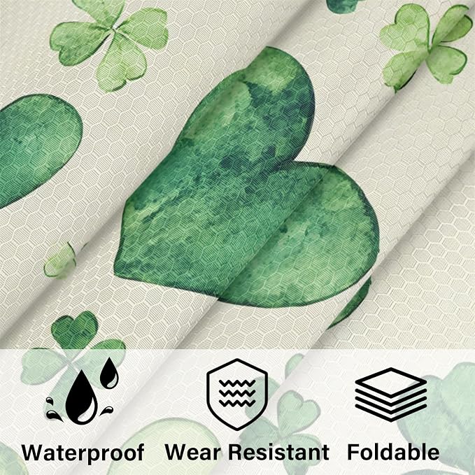 Clover Shamrock Irish St Patrick's Day Compressible Packing Cubes for Suitcase 6 Set Lightweight Expandable Compression Packing Travel Luggage Organizer - Image 5