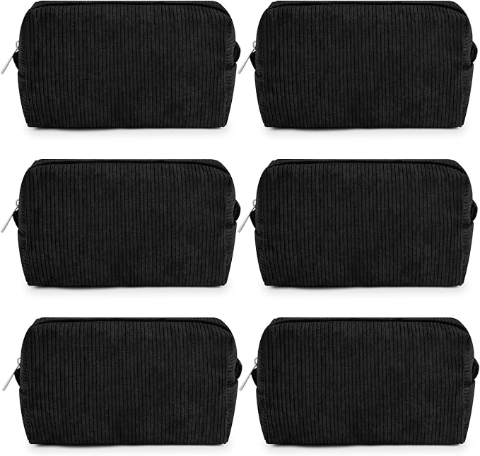 SOIDRAM Makeup Bag Preppy Cosmetic Bag Bulk Makeup Pouch Personalize Travel Toiletry Bag Organizer Cute DIY Makeup Brushes Storage Bag for Women by SOIDRAM