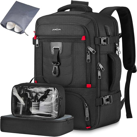 YAMTION Carry On Backpack for Men,Travel Backpack with 3 Packing Cubes for Women,Laptop Backpack Airline Approved Weekender Bag Mochila Viaje para Hombres by YAMTIONBAGS