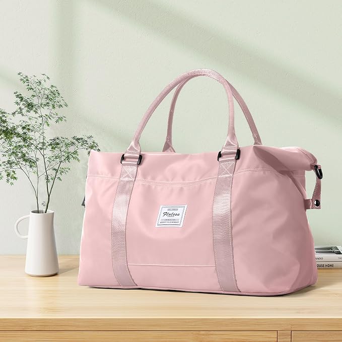 Travel Duffel Bag, Carry On Overnight Weekender Bags for Women | Travel Bag with Wet Pocket & Trolley Sleeve, For Spirit Airlines 18x14x8 Personal Item Bag - Image 9