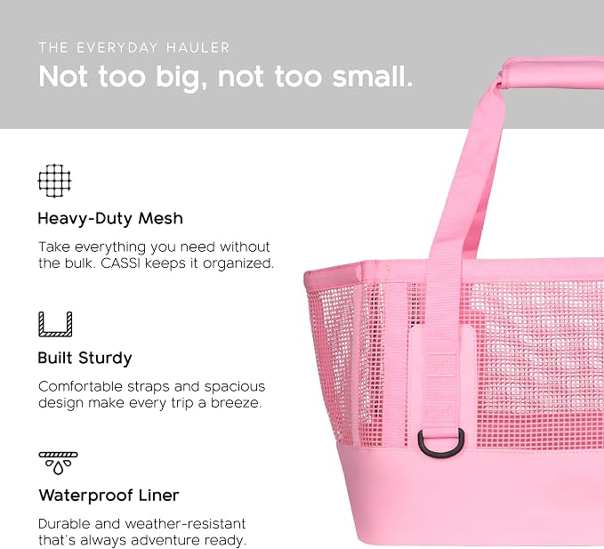 MISSION Boat Gear CASSI Heavy-Duty Outdoor Tote and Waterproof Marine-Grade Mesh Boat Bags - Image 3
