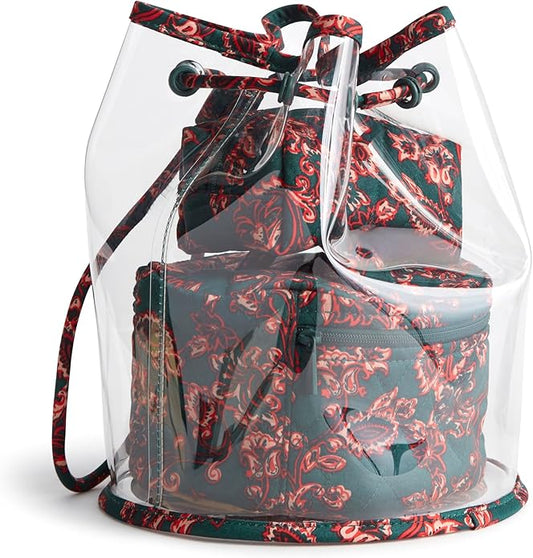 Vera Bradley Women's Premium Cotton 3 Piece Cosmetic Set by VeraBradley
