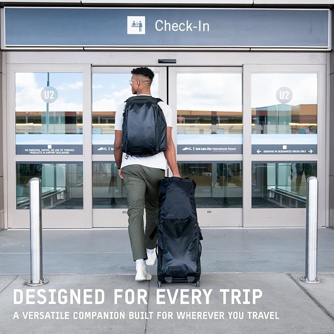 WANDRD TRANSIT Travel Backpack (35L): Expandable Carry-On Travel Backpack – Weather-Resistant, Laptop Compartment, Dual Side Access & Camera Cube Compatible Adventure Bag - Image 2