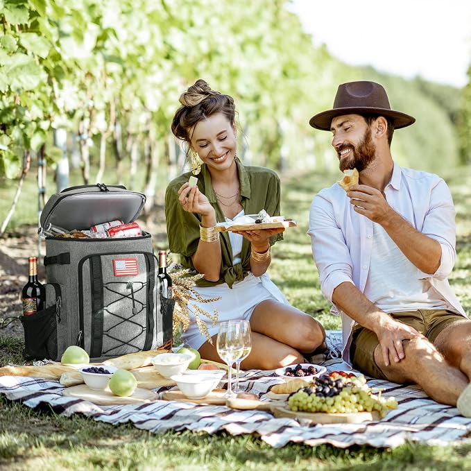 Maelstrom 35/50 Can Insulated Backpack Cooler, Leakproof Soft Lunch Ice Bag | Keeps Food Cold For 16h, Peva Liner, Durable Nylon, Ergonomic Padding. Perfect For Men, Women, Camping, Beach, Hiking, Travel - Image 8