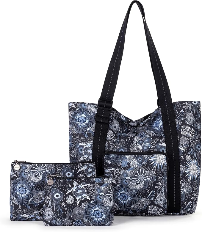Sakroots On the Go 4 Piece Travel Bundle, Includes 21" Rolling Suitcase, Packable Large Tote, Medium & Small Pouches - Image 5