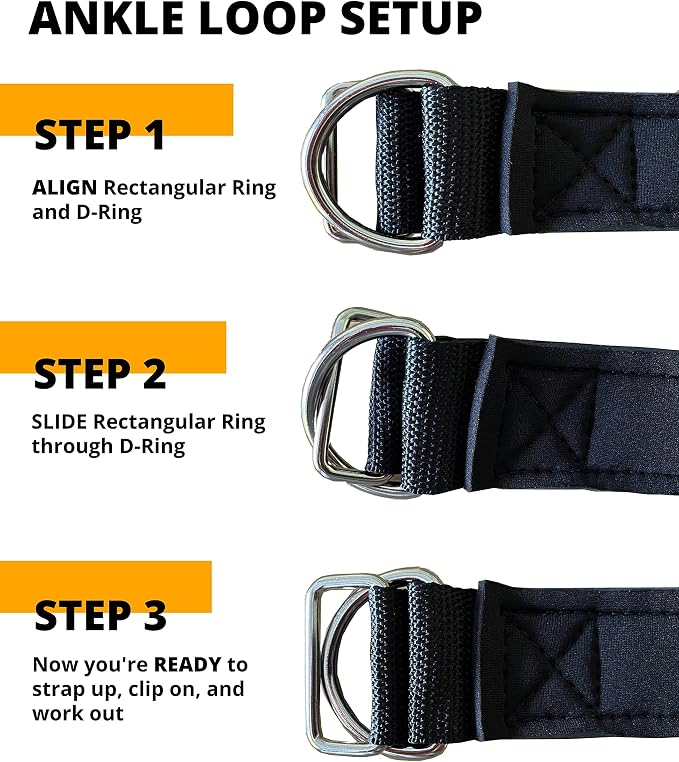 Brazyn Resistance Bands Kit with Handles 12-Piece Band Set with Travel Pouch, Guide, Ankle Straps & Door Anchor - for Workouts Gym Strength Training Bungee Yoga Pilates Physical Therapy - 150lbs - Image 6