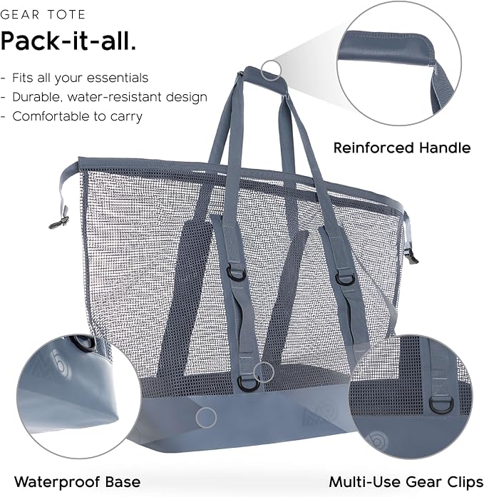 MISSION Boat Gear CASSI Heavy-Duty Outdoor Tote and Waterproof Marine-Grade Mesh Boat Bags - Image 3