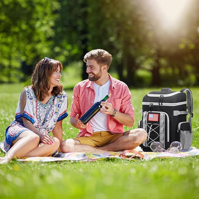 Maelstrom 35/50 Can Insulated Backpack Cooler, Leakproof Soft Lunch Ice Bag | Keeps Food Cold For 16h, Peva Liner, Durable Nylon, Ergonomic Padding. Perfect For Men, Women, Camping, Beach, Hiking, Travel - Image 8