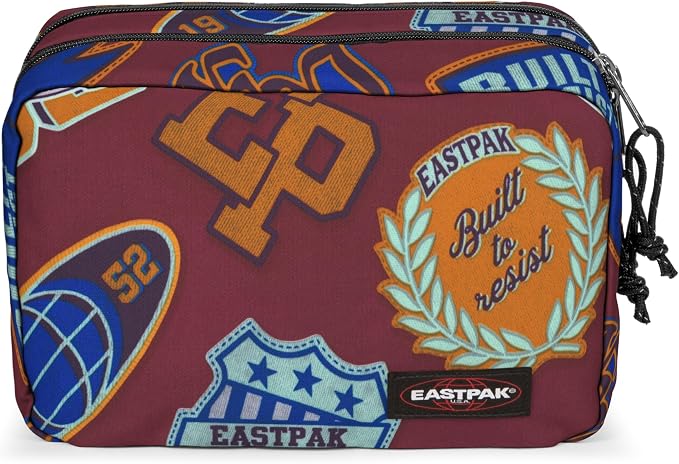 EASTPAK Mavis Toiletry Bag, 6 L - Clash Burgundy -Red, Clash Burgundy, One Size, MAVIS by EASTPAK