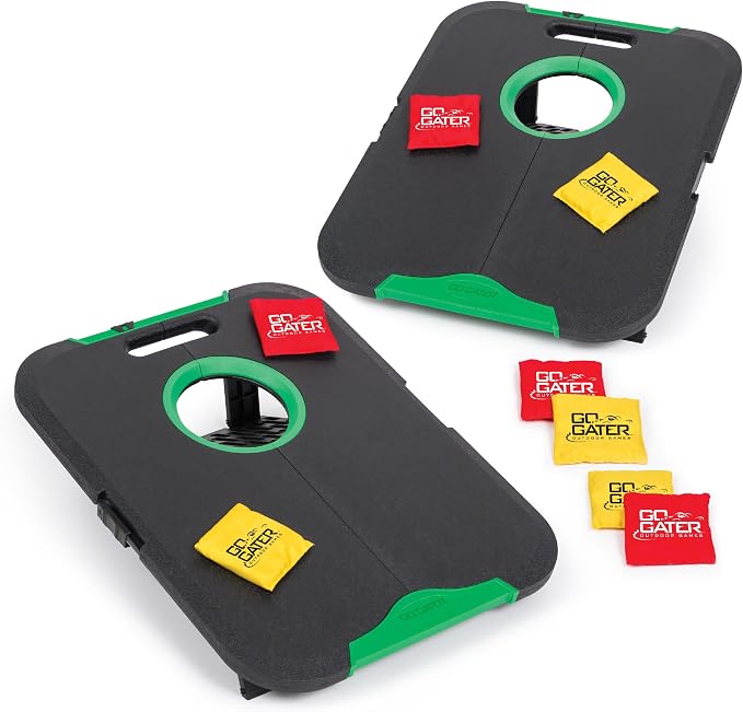 EastPoint Sports Go! Gater Cornhole – Light-Up and Travel Versions – Easy Storage & Light-Weight – Perfect for Outdoor and Indoor Play by EastPoint