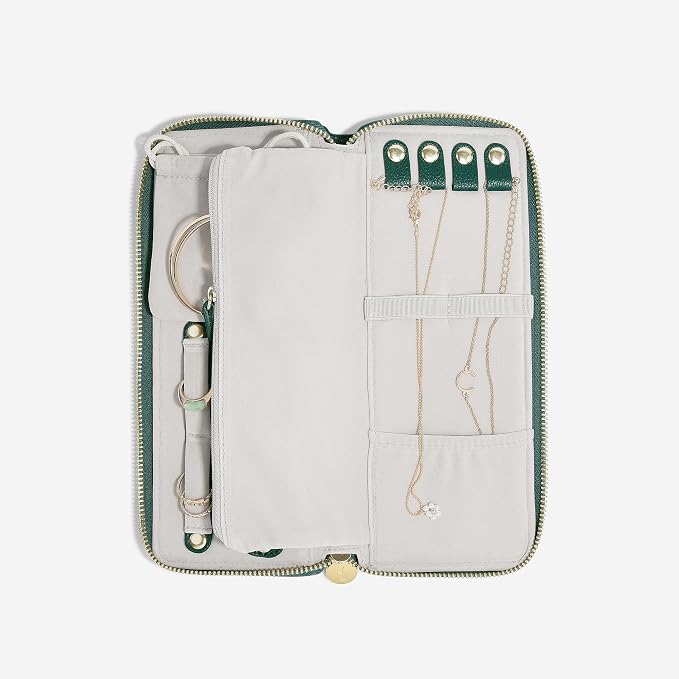 Stackers Forest Green Jewellery Roll - Image 3