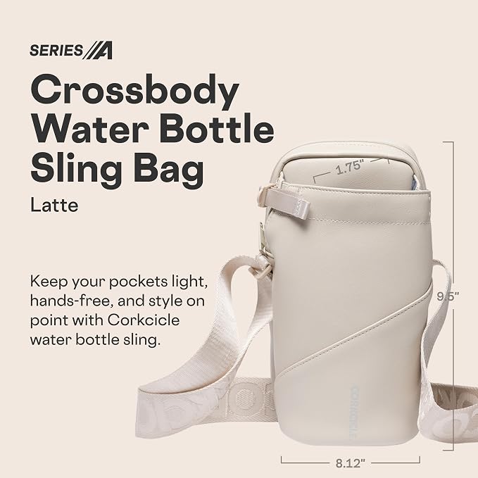 Corkcicle Cooler Sling Bag Crossbody Holder, Perfect for Holding 16 oz - 40 oz Canteen Water Bottle - Image 2