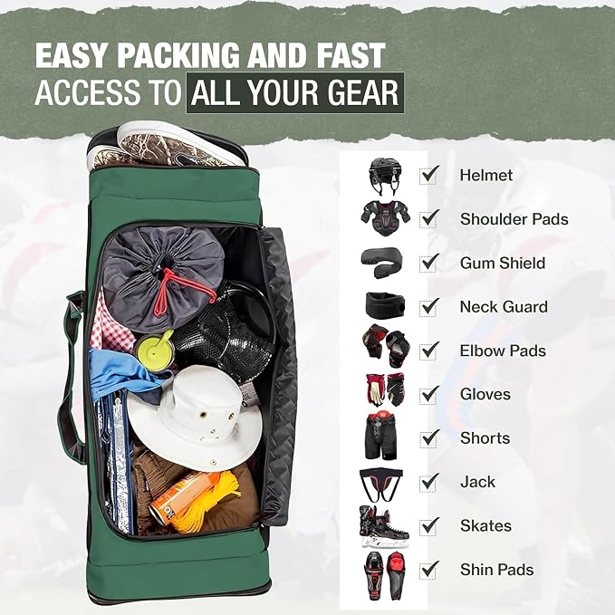 Jetstream Heavy Duty Multi Pocket Durable Sports Gym Equipment Travel Duffel Bag - Image 7
