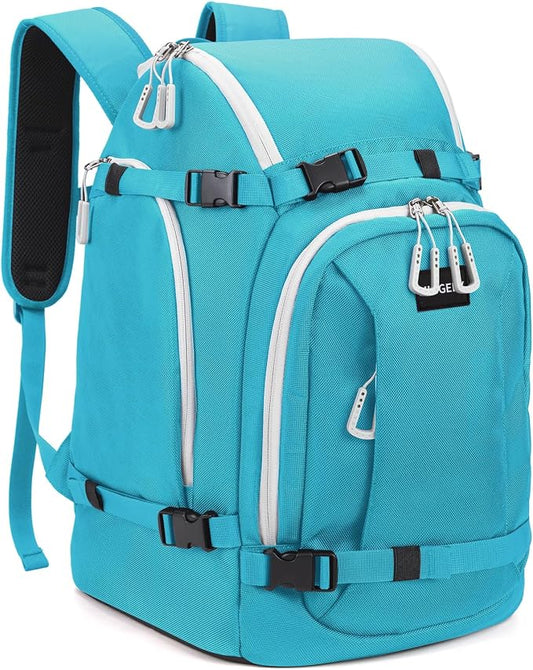 Ski Boot Bag, 50L Ski Boot Travel Backpack for Skis, Snowboard & Accessories, Waterproof Padded Ski Boot Bag Backpack by Unknown