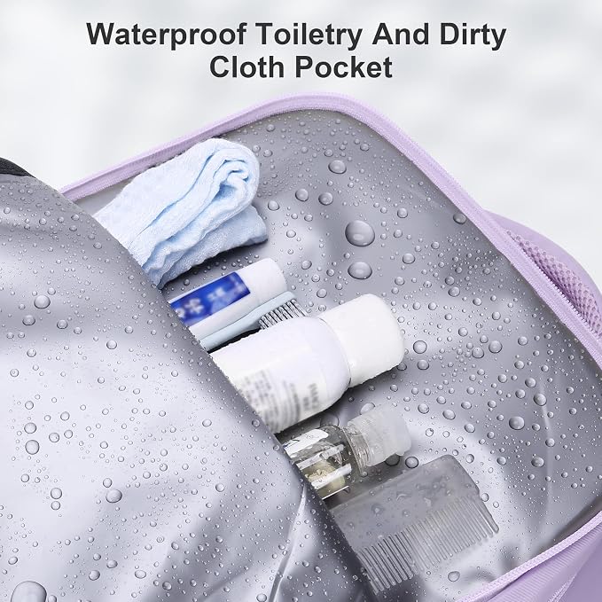 HOMIEE Travel Laptop Backpack for Men Women Personal Item Carry On Bag | Dry Wet Separation Weekender Business College Backpack Mochila de Viaje - Image 5