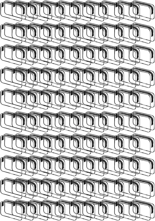 100 Pcs Clear Makeup Bags Bulk Graduation/Dad Gifts Bags Tsa Approved Toiletry Bag for Travel Transparent Cosmetic Bag PVC Waterproof Travel Small Pouches with Zipper for Men and Women (Black) by Home