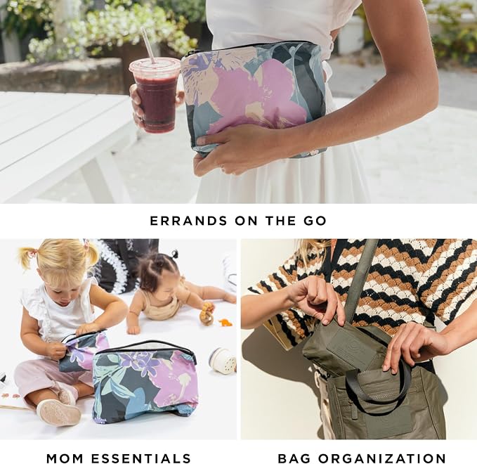 ALOHA Collection Small Pouch | Lightweight, Packable, and Splash-Proof Makeup Pouch | Easy to Clean - Image 4