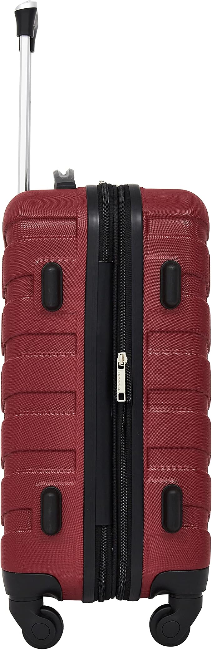 Wrangler 5 Piece Luggage & Travel Accessories Set, Red - Image 4