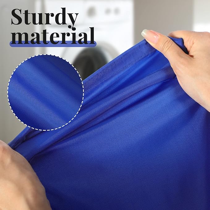 Woanger 12 Pack 28 x 45 Inch Extra Large Laundry Bags Bulk, Blue | Washable Travel Laundry Bag with Drawstring Closure Large Dirty Clothes Organizer for College Dorm Home Hotel Camping - Image 3