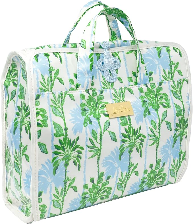 Lilly Pulitzer Hanging Toiletry Bag - Travel Organizer with Handle and Pockets - Cute Travel Makeup Bag - Floral - Image 2