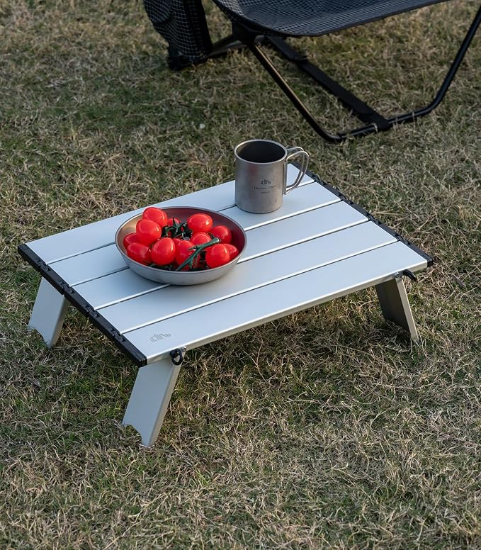 iClimb Ultralight Compact Mini Beach Picnic Folding Table with Carry Bag - Image 7