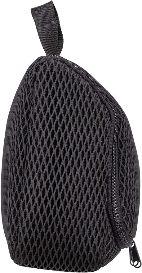 reisenthel Toiletbag XL Practical Toiletry Bag with Hook, Water-Repellent Material, Mesh black., 28 cm, Cosmetic bag - Image 4
