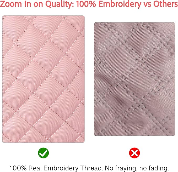 Gifts for Women Girls Initial Travel Duffle Bag Quilted Weekender Carry-On Overnight with Cosmetic Bag, Gym Bag with Shoe Compartment Hospital Bag for Labor Delivery, Pink C - Image 2