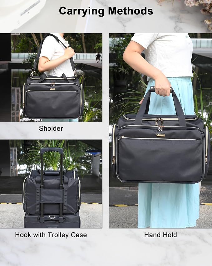 MONSTINA Professional Hairstylist Traveling Bag with Two Detachable Small Bags,Hairdressing Bag Makeup Salon Organizer Bag for Barber Hairdresser Insulation Material - Image 7