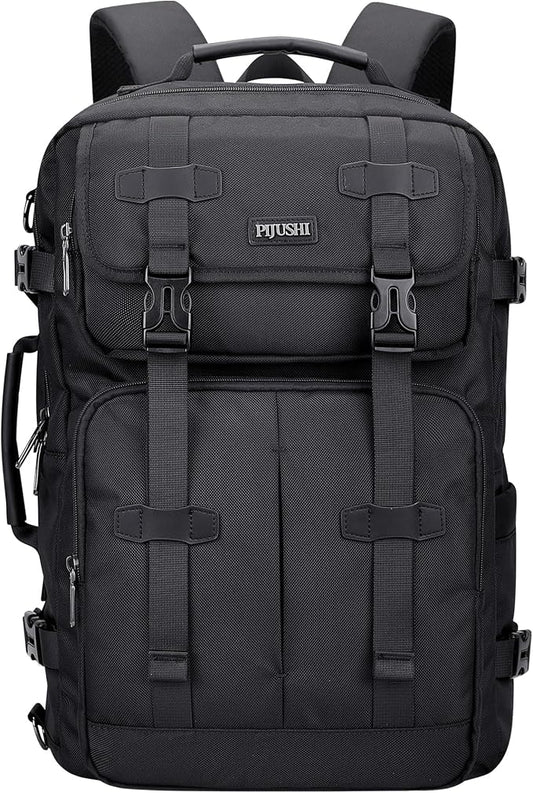 PIJUSHI Travel Backpack for Women, 3-In-1 Convertible Bag with Multi-Pocket | Carry On Luggage Duffle with 16" Laptop Compartment, Anti-Theft Back Pocket, USB Port for Daily, Airport by PIJUSHI