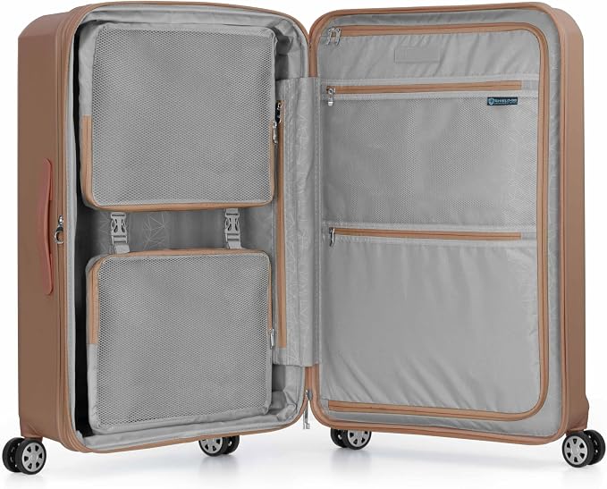 Traveler's Choice Pagosa Hardshell Expandable Luggage with Spinner Wheels, Latte Beige, 30-Inch Large - Image 8