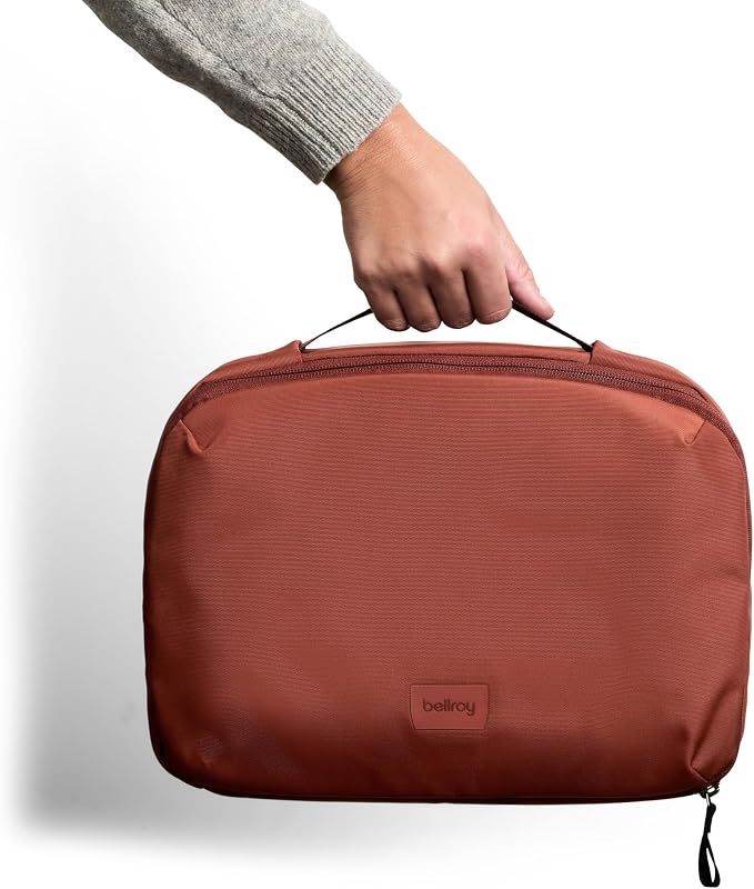 Bellroy Hanging Toiletry Kit Plus (8 Liter Travel Hanging Toiletry Bag) - Clay - Image 6