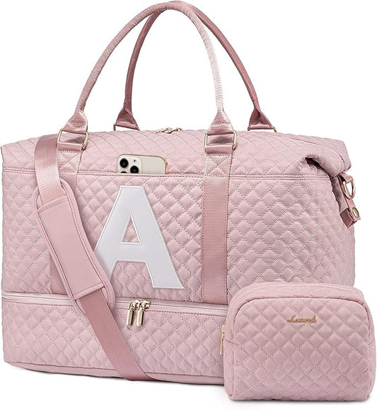 LOVEVOOK Travel Duffle Bag,Weekender Bags for Women with Shoe Compartment，Carry on Overnight Bag with Toiletry Bag,Gym Duffel Bag with Wet Pocket, Hospital Bags for Labor and Delivery by LOVEVOOK