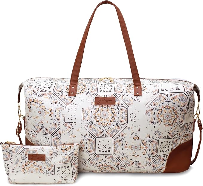 Jadyn Luna Women's Weekender Bag and Travel Duffel, Large 37 Liter Capacity by Jadyn
