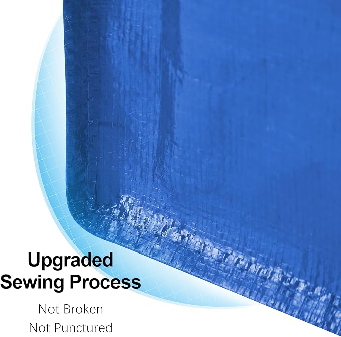 6 Pack Heavy Duty Extra Large Moving Bags W/Backpack Straps - Strong Handles & Zippers, Storage Totes For Space Saving, Fold Flat, Alternative to Box and Bin (40 gal, Multicolor) - Image 7