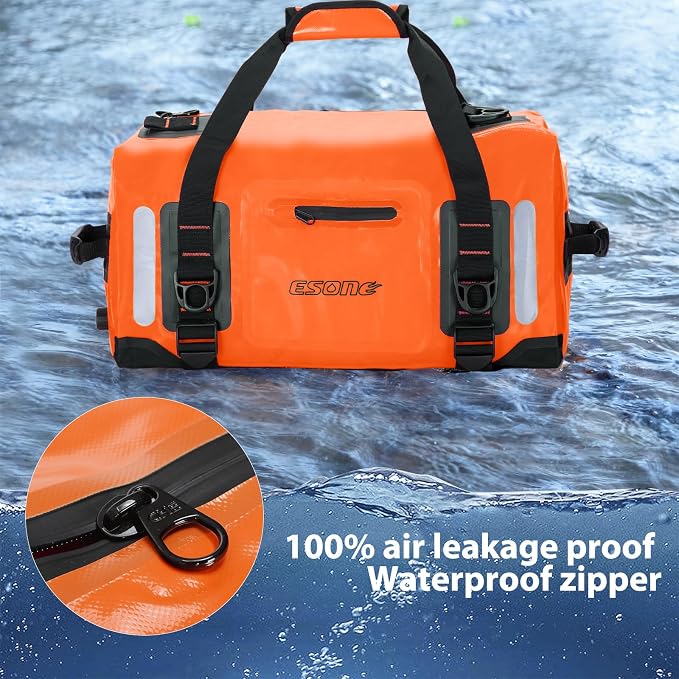 ESONE Dry Bags Waterproof Backpack for Men/Women 60L Dry Bag for Kayaking, Travel, Boating, Camping, Paddle Board, Surfing - Image 4