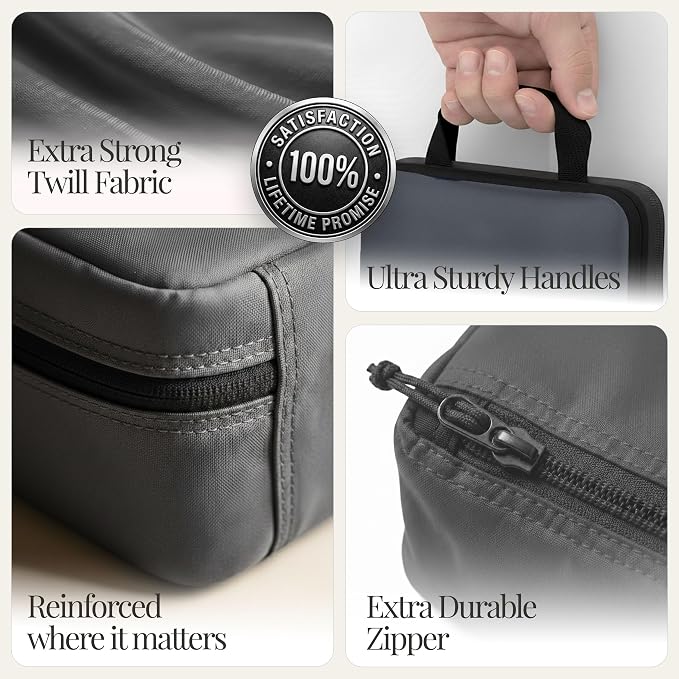 Well Traveled 8 pcs Compression Packing Bags Cubes Set with HybridMax Double-Capacity Design - Packing Cubes for Travel Compression to Maximize Limited Luggage Space, Grey - Image 7
