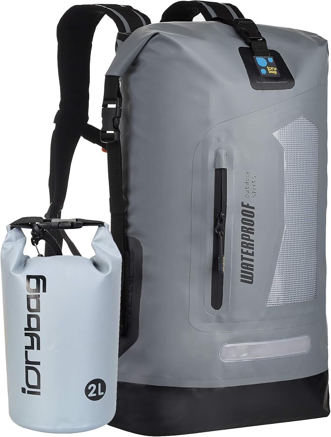 IDRYBAG Waterproof Backpack for Men 20L/30L/40L, Floating Dry Bag Kayak, Dry Backpack Hiking by iDrybag