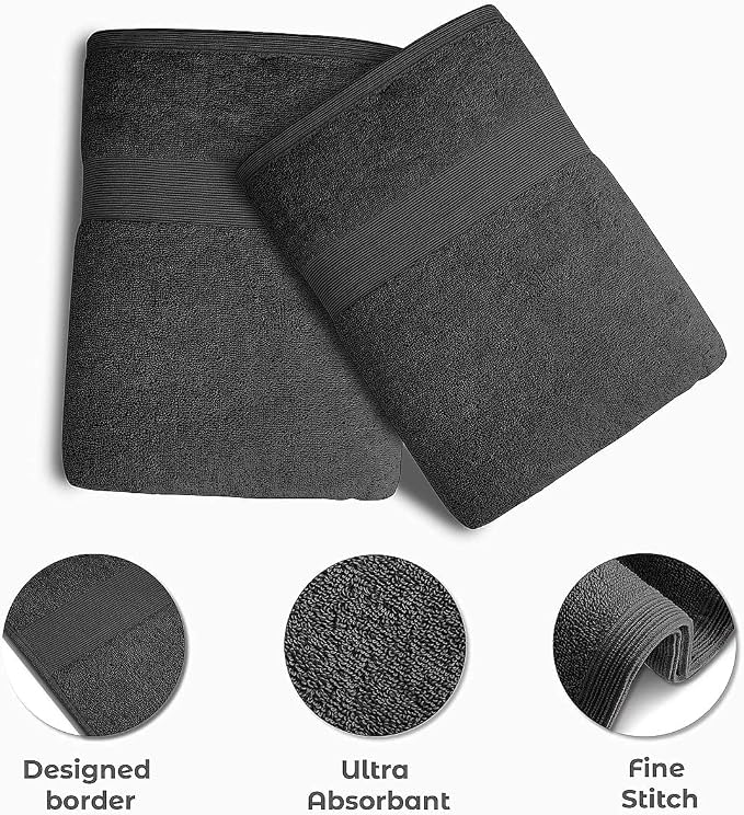 100% Cotton Washcloths 60 Pack (12x12 Inches) Soft, Highly Absorbent Washcloth, Face Towels, Wash Cloths for Face, Ring Spun, Bulk Pack (Assorted) - Image 8