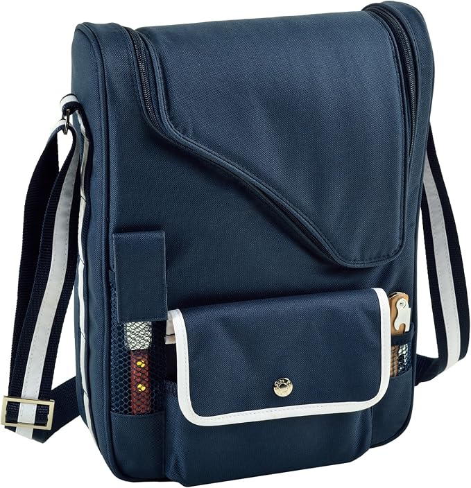 Picnic at Ascot Original Insulated Wine and Cheese Cooler Bag - Designed, Assembled & Quality Approved in the USA - Image 4