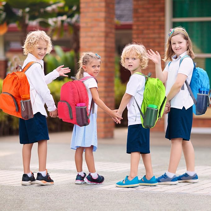 60 Pcs School Supplies Bulk Backpacks Water Bottle Pencil Pouch for Kids Backpack Donate Set for School Students(Classic Bottle,Green&blue&orange&fuchsia) - Image 7