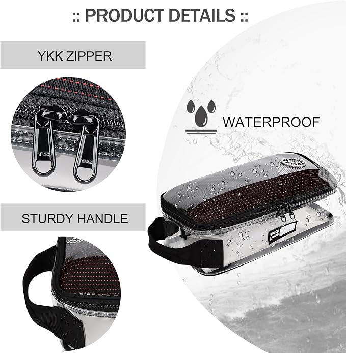 Rough Enough Clear Toiletry Bag Travel Toiletries bags Bundle - Image 5