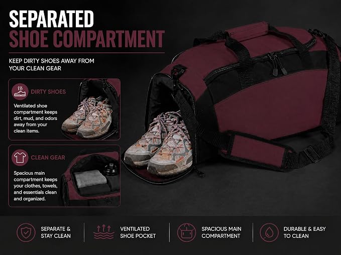 Personalized Basketball Duffel Bag with Shoe Compartment, Custom Basketball Bag with Name and Number, Basketball Travel Bag for Players, Team Sports Gear Bag - Image 5