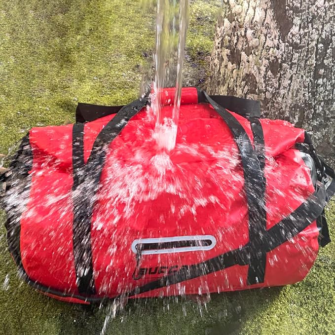 Buffalo Gear Waterproof Duffle Bag 40L 60L 80L Roll-top Dry Bag Heavy Duty Waterproof Duffel Travel Bag for Kayaking Rafting Boating Fishing Camping - Image 3