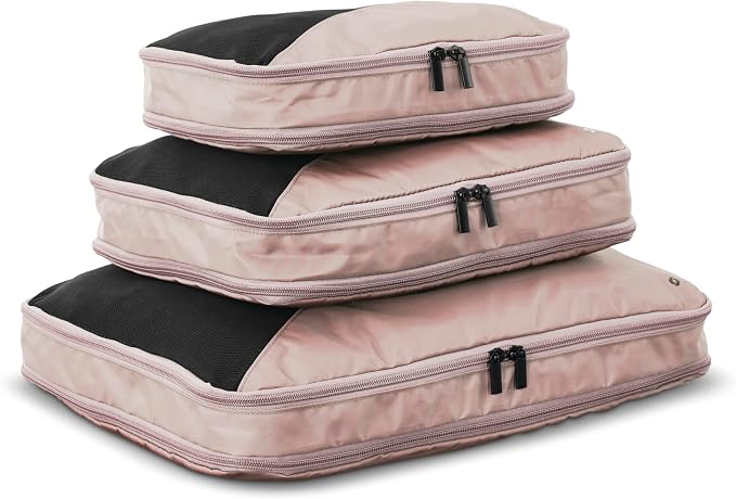 Samsonite 3-Piece Compression Packing Cube Set, Dusty Rose - Image 2