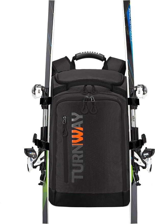 TurnWay Ski/Snowboard Boot Backpack/Ski Boot Backpack | Excellent for Store All Gear | Travel with Waterproof Exterior, Reflective Strip for Men, Women and Youth - Image 7
