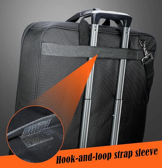 WELKINLAND 3-Suits Garment Bags for Travel W/ 4-Pack Compression Packing Cubes, 30L-Large Carry On Garment Bag for Travel, 15-Pockets Suit Holder Travel Bag, Wrinkle-Free Suit Garment Bag for Men - Image 9