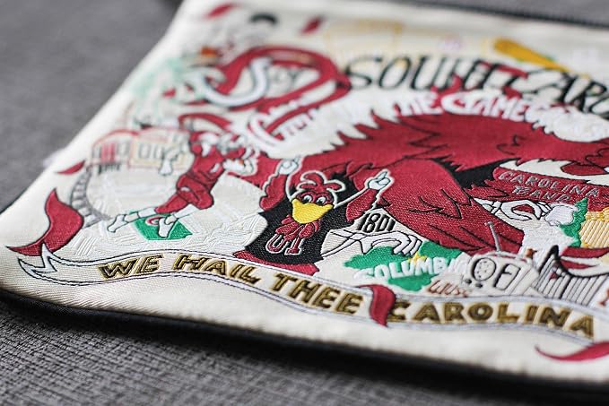 Catstudio Collegiate Zipper Pouch, University of South Carolina Travel Toiletry Bag, Ideal Gift for Alumni, Makeup Bag, Dog Treat Pouch, or Travel Purse - Image 4