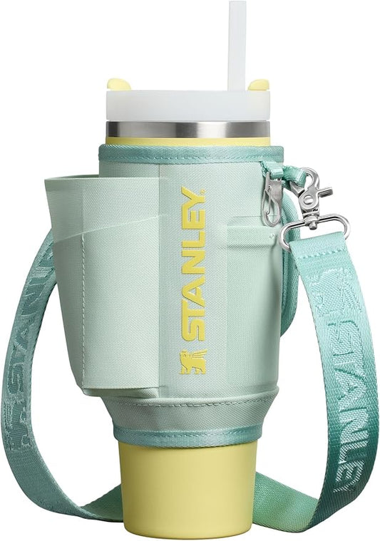 STANLEY All Day Quencher Carry All for 30 oz Tumbler with Handle | Crossbody Bag with Phone Holder Pocket, Card Sleeve & Detachable Strap | Water Bottle Carrier Bag | BPA-Free | Mist by Unknown